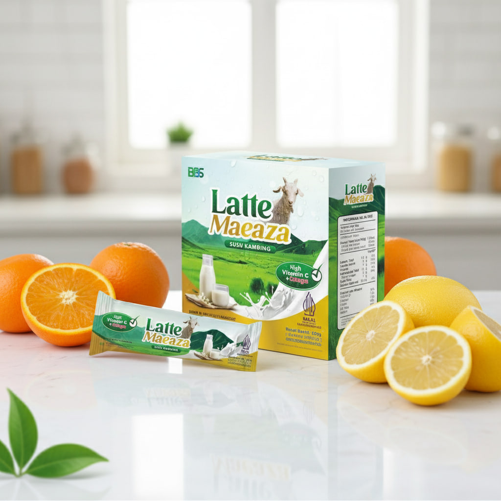 Latte Maeaza Susu Kambing Vitamin C Kolagen | Produk Sehat